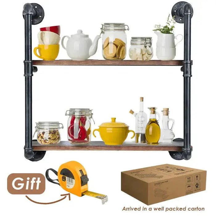 How to Choose the Right Pipe Material for Your Floating Shelves - Metal vs. Steel - Lacatang Shop