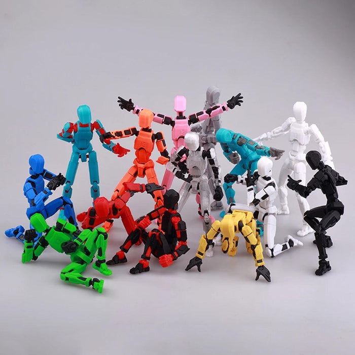 Multi-Jointed Movable Shapeshift Robot 2.0 3D Printed Mannequin Dummy 13 Action Figures Toys Kids Adults Parent-children Games Multi-Jointed Movable Shapeshift Robot 2.0 3D Printed Mannequin Dummy   Lacatang Shop Lacatang Shop 