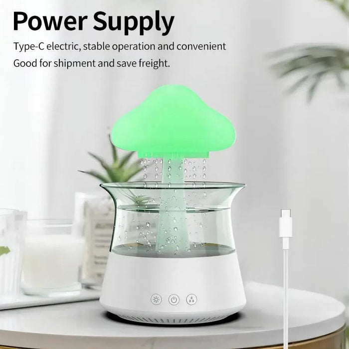 Relax Cloud Rain Diffuser: Ultrasonic Aromatherapy Humidifier with Colorful Lamp 

Transform Your Space with Relax Cloud's Colorful Humidifier for Soothing Aromatherapy   Lacatang Shop Lacatang Shop 