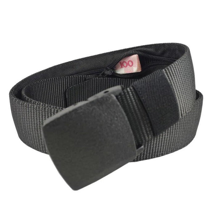 Travel Cash anti Theft Belt Waist Bag Women Portable Hidden Money Strap Belt Wallet Waist Pack Men Secret Hiding Belt 125Cm - Lacatang Shop