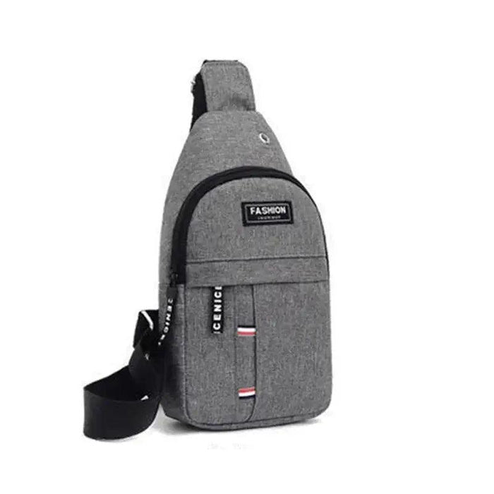 2023 New Chest Bag Messenger Pack Men Simple Nylon Fashion Waterproof One Shoulder Crossbody Bag - Lacatang Shop