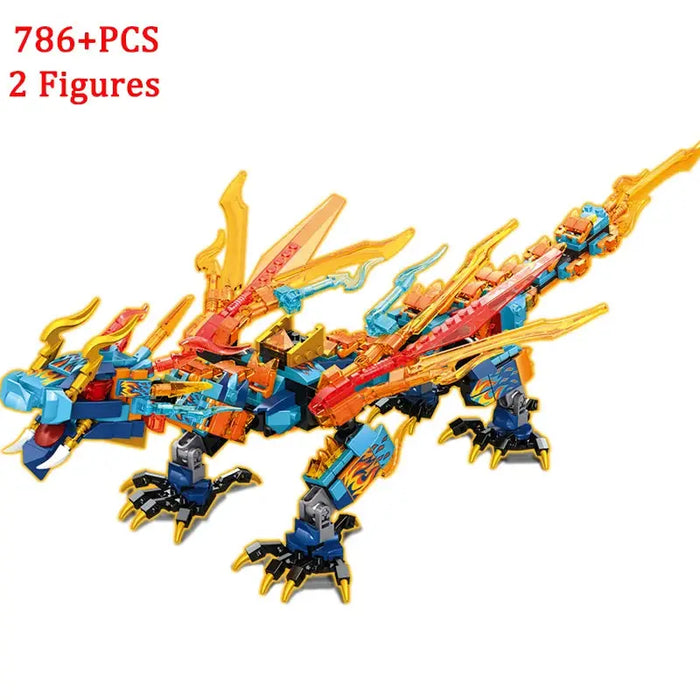 New Phantom Ninja Dragon Ship Model Building Blocks Sodiers Figures Boat Bricks MOC Creative Expert Kids Toys for Boys Children Ninja Dragon Ship Building Blocks - Creative Play Set  Lacatang Shop Lacatang Shop 