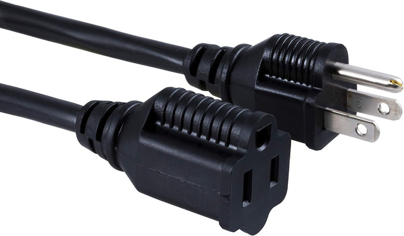 15 Ft Heavy Duty Outdoor Extension Cord, 16 Gauge, 3 - Prong - Lacatang Shop