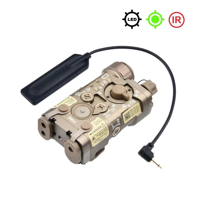 All Metal Tactical NGAL Pointer IR Red Dot Green Blue Sight Strobe LED Light Fit 20MM Rail Hunting Weapon Scout L3-NGAL Laser