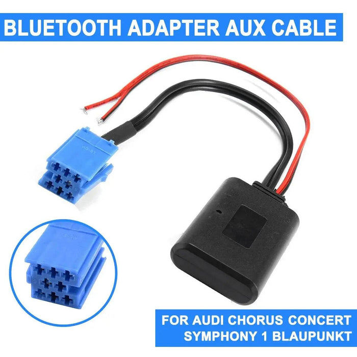 For AUDI Chorus Concert for Blaupunkt Radio bluetooth AUX Adapter Cable CD Receiver Aux Cable For vw Delta Beta For VDO Becker Bluetooth AUX Adapter for Audi Radio  AliExpress Lacatang Shop 