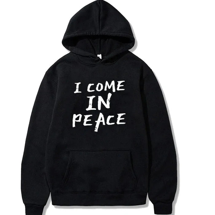 Lovers Sweet Autumn Pullover Hoodie I Come in Peace I'm Peace Funny Couples Matching Hoodies Letter Print Classic Sweatshirts Lovers Sweet Autumn Pullover Hoodie I Come in Peace I'm Peace Funny   Lacatang Shop Lacatang Shop 