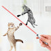 Laser funny cat stick New Cool 2 In1 Red Laser Pointer Pen With White LED Light Childrens Play Cat Toy 2-in-1 Laser Pointer Cat Toy: Funny Red Laser & LED Light Pen  Lacatang Shop Lacatang Shop 