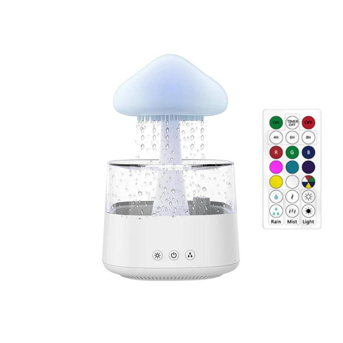 Relax Cloud Rain Diffuser: Ultrasonic Aromatherapy Humidifier with Colorful Lamp 

Transform Your Space with Relax Cloud's Colorful Humidifier for Soothing Aromatherapy   Lacatang Shop Lacatang Shop 