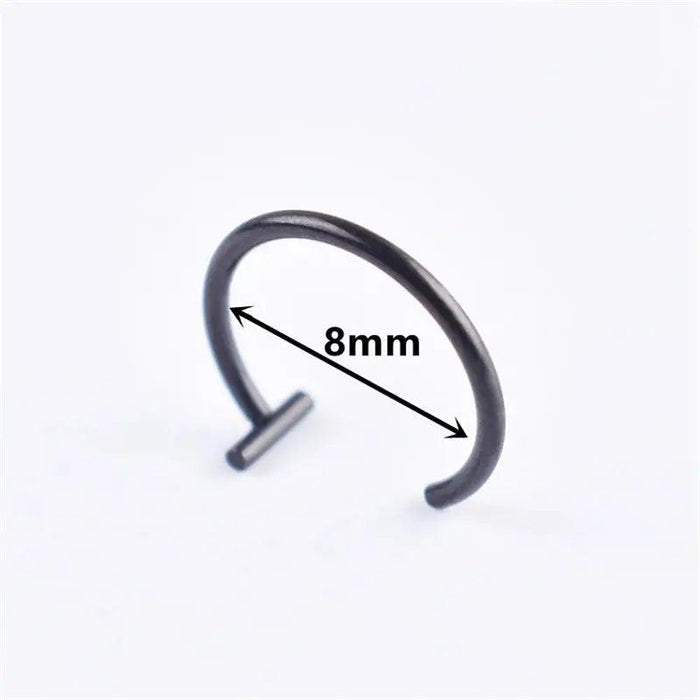 Ladies Personality Non-porous Lip Ring Medical Titanium Steel Oral Perforation Prosthetic Hoop Nasal Septum Accessories Gift2021 Titanium Lip Ring - Non-Porous and Stylish  AliExpress Lacatang Shop 