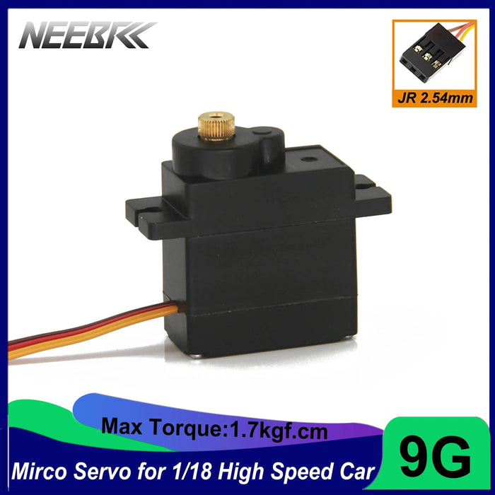 NEEBRC 9g Metal Gear 5V Digital Mirco Servo for 1/18 1/16 RC Cars Racing Drift High-speed HBX Wltoys Toys Robot Upgrade Parts Metal Gear Micro Servo for RC Cars  Lacatang Shop Lacatang Shop 