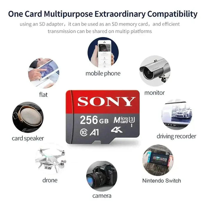 1TB SONY Ultra Micro SD/TF Flash Memory Card 128GB 256GB 1TB 512GB Micro SD Card 32 64 128 GB MicroSD Dropshipping For Phone 1TB Micro SD Card - Expand Your Storage  Aliexpress Lacatang Shop 