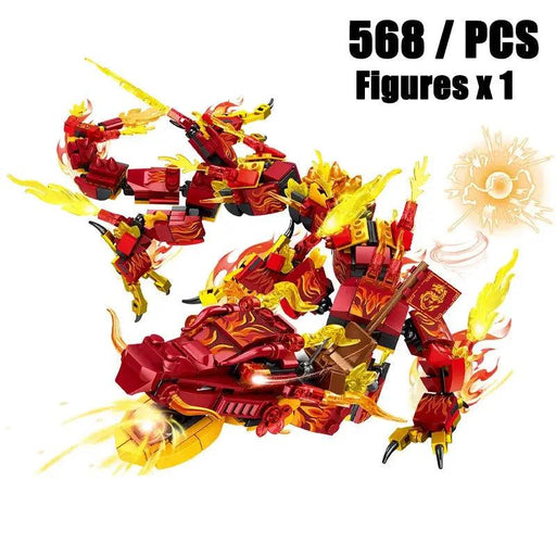 New Phantom Ninja Dragon Ship Model Building Blocks Sodiers Figures Boat Bricks MOC Creative Expert Kids Toys for Boys Children Ninja Dragon Ship Building Blocks - Creative Play Set  Lacatang Shop Lacatang Shop 