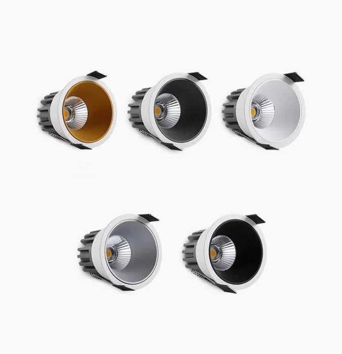 Recessed Downlights Dimmable AC220v 90-260v 12W 15W Lamp Round Led Cob Ceiling Room Bedroom Spot Light Home Decor Spot Kitchen - Lacatang Shop