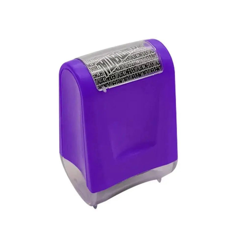 2Pcs Stamp Roller Anti - Theft Protection ID Seal Smear Privacy Confidential Data Guard Information Data Identity Address Blocker - Lacatang Shop