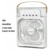 3 in 1 Portable Air Cooler Fan with LED Light & Humidifier - Lacatang Shop