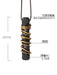 Original Design Ebony Wood Pendant Male Temperament Retro Chinese Ethnic Style Necklace Woolen Chain Female Jewelry New Product Ebony Wood Pendant - Retro Chinese Style Necklace  AliExpress Lacatang Shop 