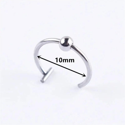 Ladies Personality Non-porous Lip Ring Medical Titanium Steel Oral Perforation Prosthetic Hoop Nasal Septum Accessories Gift2021 - Lacatang Shop