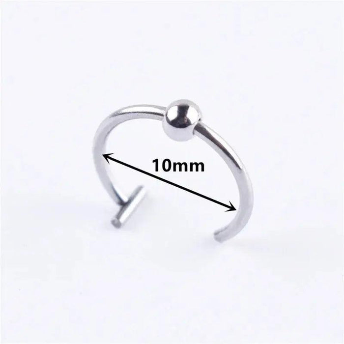 Ladies Personality Non-porous Lip Ring Medical Titanium Steel Oral Perforation Prosthetic Hoop Nasal Septum Accessories Gift2021 Titanium Lip Ring - Non-Porous and Stylish  AliExpress Lacatang Shop 