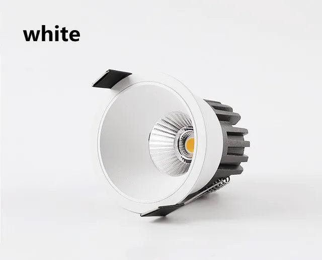 Recessed Downlights Dimmable AC220v 90-260v 12W 15W Lamp Round Led Cob Ceiling Room Bedroom Spot Light Home Decor Spot Kitchen Recessed Downlights Dimmable LED  AliExpress Lacatang Shop 