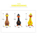 Pets Dog Toys Screaming Chicken Sound Toy Puppy Bite Resistant Chew Toy Interactive Squeaky Dog Toy Puppy Dog Accessories Squeaky Dog Toy - Fun and Durable for Your Pet  AliExpress Lacatang Shop 