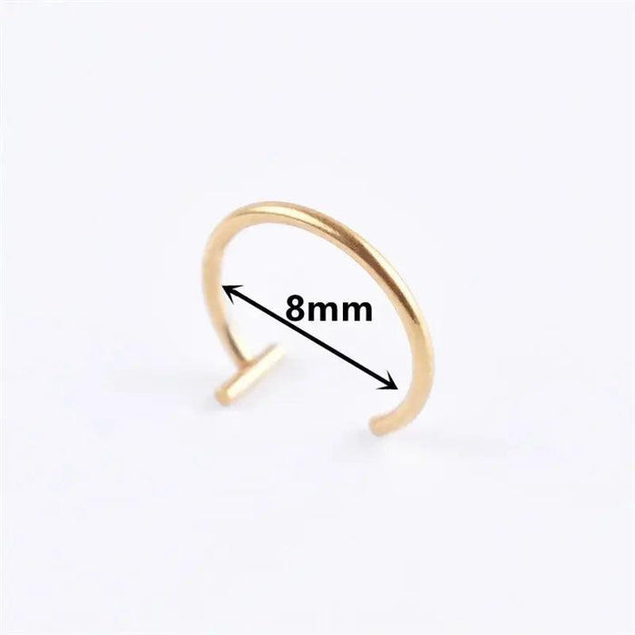 Ladies Personality Non-porous Lip Ring Medical Titanium Steel Oral Perforation Prosthetic Hoop Nasal Septum Accessories Gift2021 Titanium Lip Ring - Non-Porous and Stylish  AliExpress Lacatang Shop 