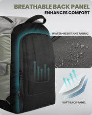 50L Ski Boot Bag - Ski and Snowboard Boots Travel Backpack with Helmet Compartment | Waterproof Exterior & Bottom - Lacatang Shop