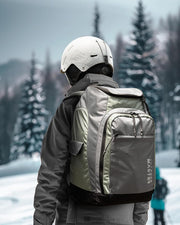 50L Ski Boot Bag - Ski and Snowboard Boots Travel Backpack with Helmet Compartment | Waterproof Exterior & Bottom - Lacatang Shop