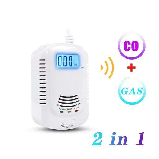 Home Security Fire Alarm for Gas Carbon Monoxide and Explosives with LED Indicator Built in Siren Alert Voice 110db Home Security Fire Alarm with Gas and CO Detection  AliExpress Lacatang Shop 