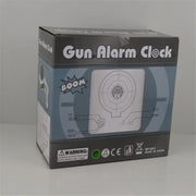 Creative Alarm Clock Shoot at the Target Novel Shooting Toy Bedroom Lazy Person Wakes up Alarm Clock Living Room Decoration