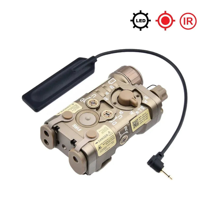 All Metal Tactical NGAL Pointer IR Red Dot Green Blue Sight Strobe LED Light Fit 20MM Rail Hunting Weapon Scout L3-NGAL Laser