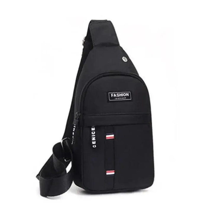 2023 New Chest Bag Messenger Pack Men Simple Nylon Fashion Waterproof One Shoulder Crossbody Bag - Lacatang Shop