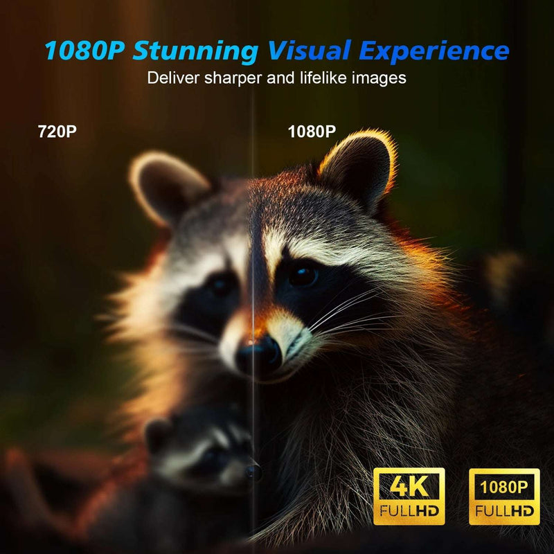 580ANSI Auto Focus Projector Android 11 4K 1080P Wifi6 Voice Control - Lacatang Shop