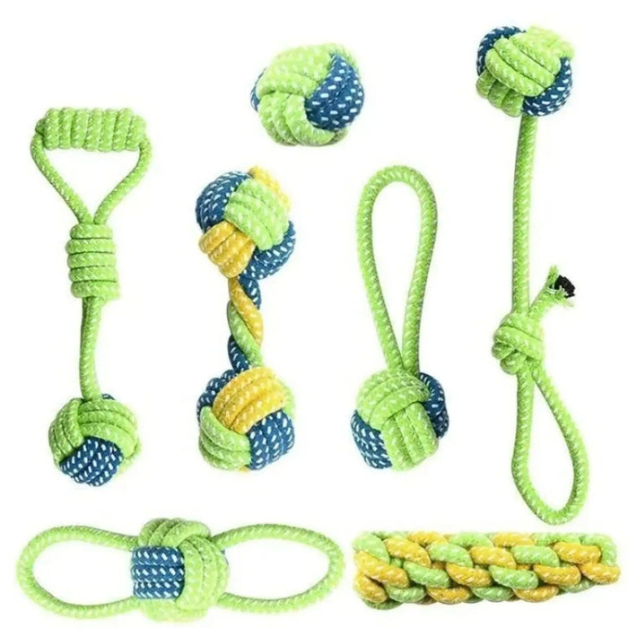 Pet Dog Toys for Large Small Dogs Toy Interactive Cotton Rope Mini Dog Toys Ball for Dogs Accessories Toothbrush Chew Puppy Toy Interactive Dog Toys - Fun and Engaging  AliExpress Lacatang Shop 