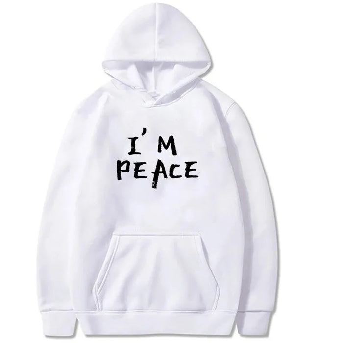 Lovers Sweet Autumn Pullover Hoodie I Come in Peace I'm Peace Funny Couples Matching Hoodies Letter Print Classic Sweatshirts Lovers Sweet Autumn Pullover Hoodie I Come in Peace I'm Peace Funny   Lacatang Shop Lacatang Shop 