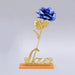 Artificial Flowers 24K Gold Rose with Box New Year Valentine\X27S Day Gift/Present Foil Flowers Home Decor Fake Roses