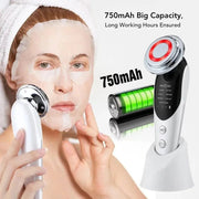 7 in 1 Face Lift Device - EMS RF Microcurrent Skin Rejuvenation, Facial Massager, Light Therapy, anti Aging /Wrinkle /Beauty Apparatus - Unisex - Lacatang Shop