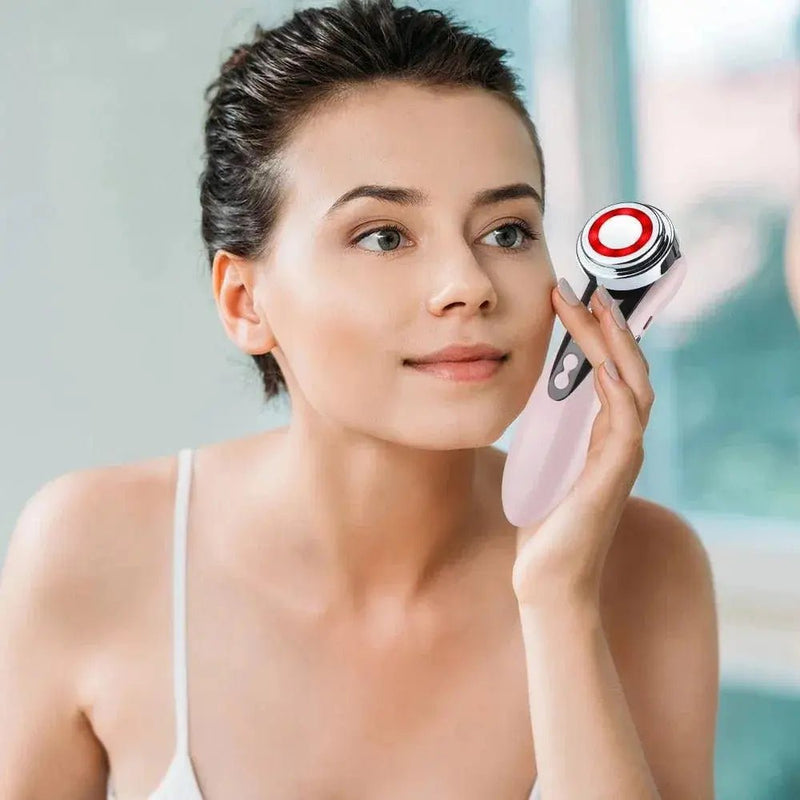 7 in 1 Face Lift Device - EMS RF Microcurrent Skin Rejuvenation, Facial Massager, Light Therapy, anti Aging /Wrinkle /Beauty Apparatus - Unisex - Lacatang Shop