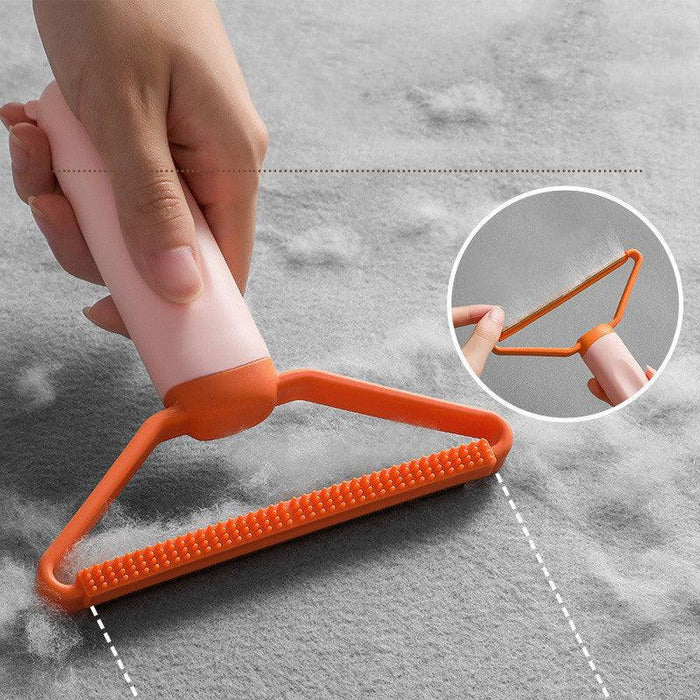 Pet Cat Dog Hair Remover Dematting Comb Double-Sided Sofa Clothes Shaver Lint Rollers for Cleaning Pets Comb Brush Removal Mitts Brush Double-Sided Pet Hair Remover Comb & Lint Roller for Clean Homes  Lacatang Shop Lacatang Shop 