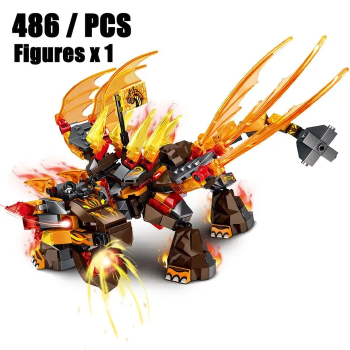 New Phantom Ninja Dragon Ship Model Building Blocks Sodiers Figures Boat Bricks MOC Creative Expert Kids Toys for Boys Children Ninja Dragon Ship Building Blocks - Creative Play Set  Lacatang Shop Lacatang Shop 