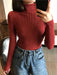 Turtleneck Sweater Womens 2024 Autumn Winter Tops Korean Slim Women Pullover Jumper Knitted Sweater Pull Femme Hiver Truien Turtleneck Sweater Women - Stylish and Cozy  AliExpress Lacatang Shop 