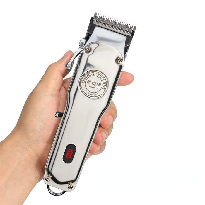 Professional Electric Hair Trimmer All-metal Clipper for Men Barber - Lacatang Shop