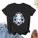 Wolf Gamer T-Shirt summer clothes funny animal print shirt for girls oversized t shirts for Women Wolf Gamer T-Shirt - Funny and Oversized  AliExpress Lacatang Shop 