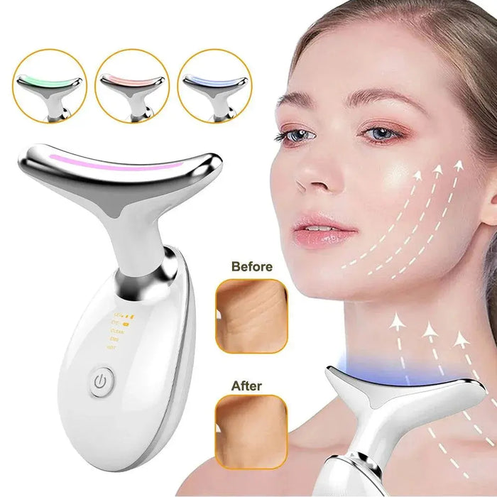 Neck Face Lifting Massager EMS Skin Tighten Device Neck Face Lifting Massager EMS Skin Tighten Device - Lacatang Shop  Lacatang Shop Lacatang Shop 