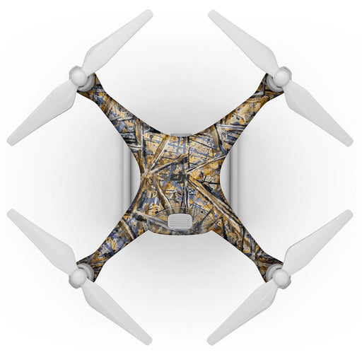 Abstract Wet Paint v4 - Full-Body Skin Kit for the DJI Phantom 4 Drone - Lacatang Shop