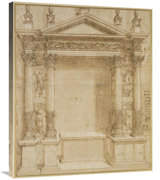 Global Gallery GCS-453954-36-142 36 in. Design for an Altar, CA. 1 - Lacatang Shop