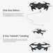 Foldable Quadcopter Drone 720P/1080P/4k HD RC Foldable Quadcopter Drone 720P/1080P/4k HD RC - Lacatang Shop Novelty Crimson Eurybia Lacatang Shop 