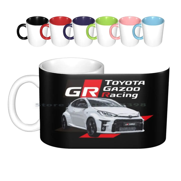 Gr Yaris-Gazoo Racing Ceramic Mugs Coffee Cups Milk Tea Mug Fast And Furious Japan Car Race Drift Jdm A90 2jz Turbo 2jzgte Trd 

Rev Up Your Morning With our Gr Yaris-Gazoo Racing Ceramic Mug - A Must-Have for JDM Car Lovers!  Lacatang Shop Lacatang Shop 