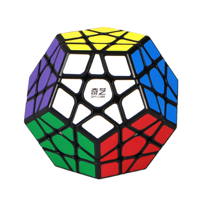 QIYI Stickerless Megaminx Magic Cube - 12-Sided Speed Puzzle for Kids and Educational Play