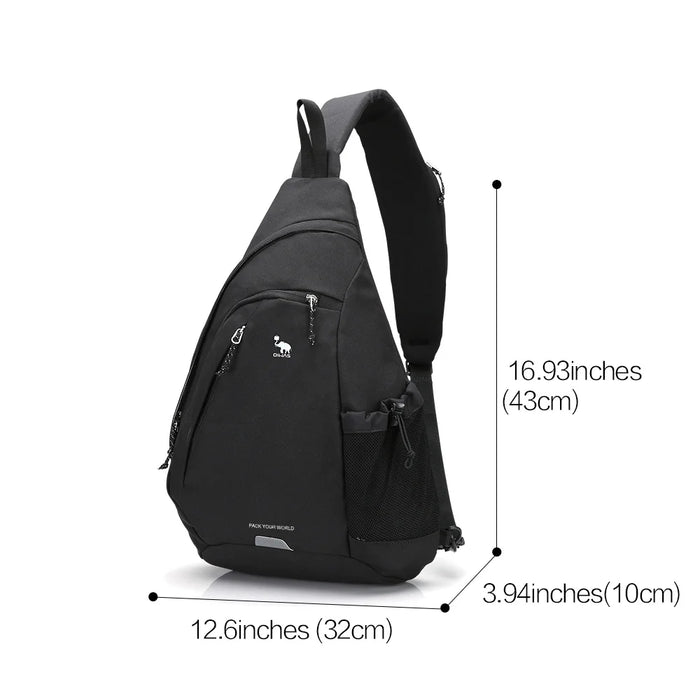 OIWAS Men Shoulder Bag Crossbody Bags Boys College Student Cycling Sports Short Trip Casual Versatile Male Fashion Sling Daypack OIWAS Men Shoulder Bag Crossbody Bags Boys College Student Cycling   Lacatang Shop Lacatang Shop 