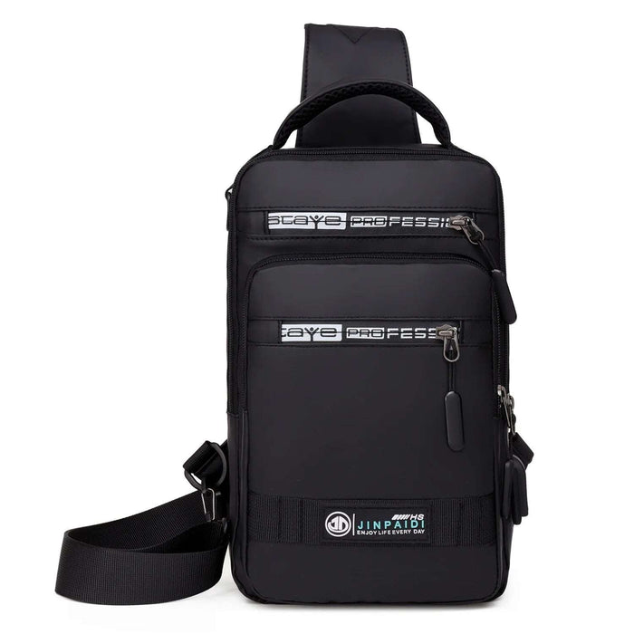 Men's Personal Security Chest Bag Leisure Sports Digital Storage Bag Multifunctional Messenger Bag Mobile Phone handbag